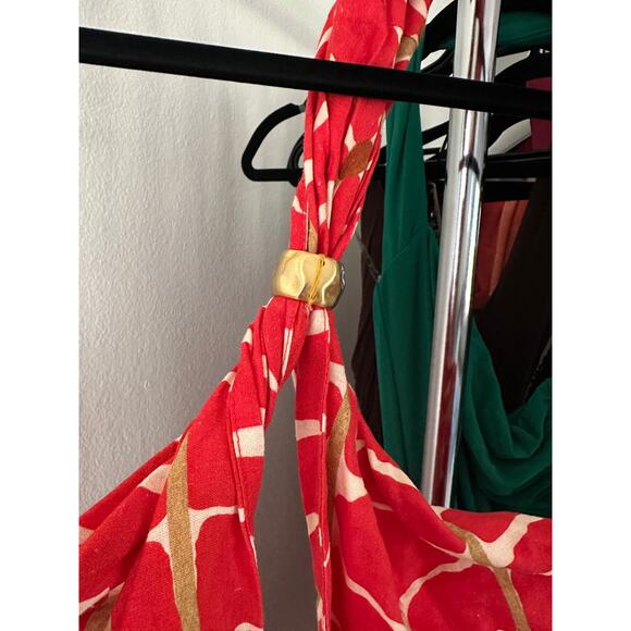 Vix Swimwear Aster Detail Short Dress in Agni - Picture 7 of 12